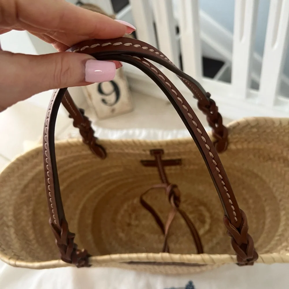 Prada basket tote straw - Picture 3 of 9
